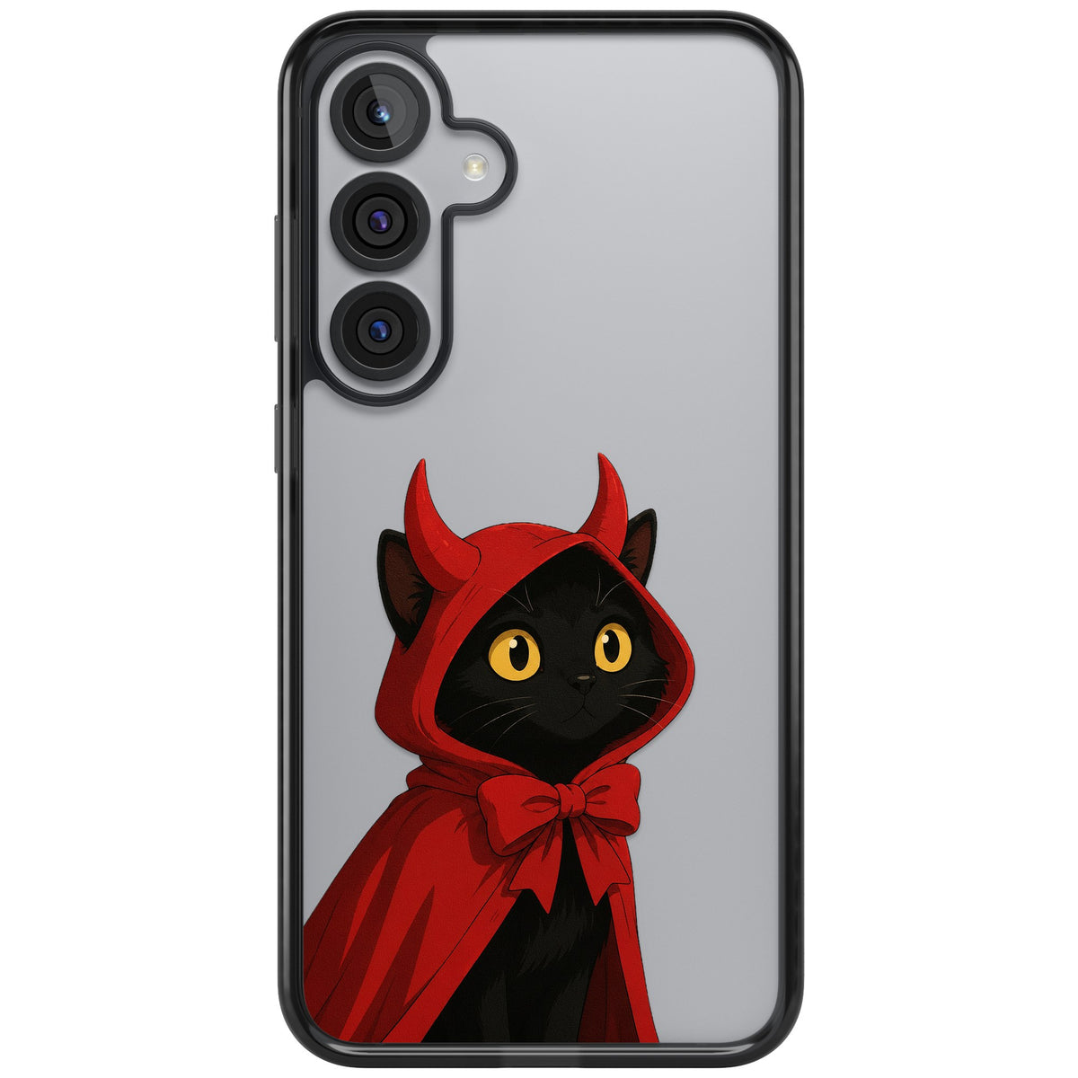 Little Devil Samsung S25 Plus / Samsung S26 / Samsung S26 Plus Impact Black Phone Case front