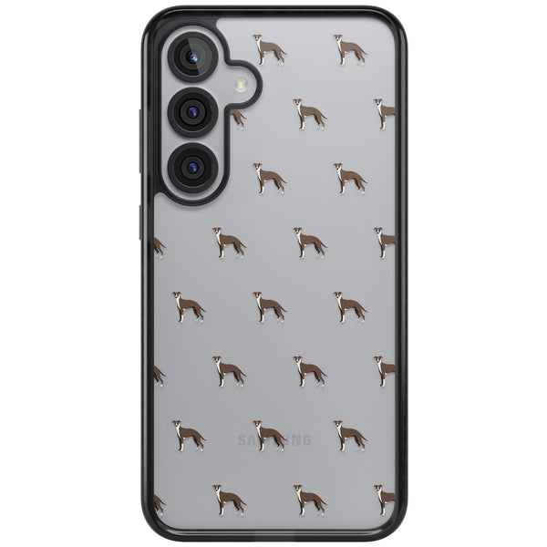 Whippet Dog Pattern Clear