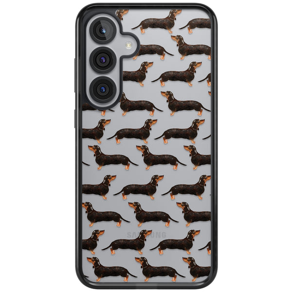 Dachshund Pattern Black Tan