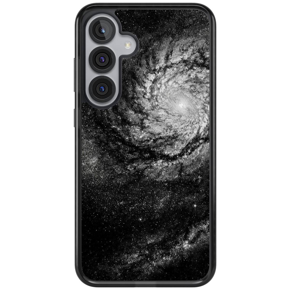 Cosmic Spiral Samsung S25 Plus / Samsung S26 / Samsung S26 Plus Impact Black Phone Case front