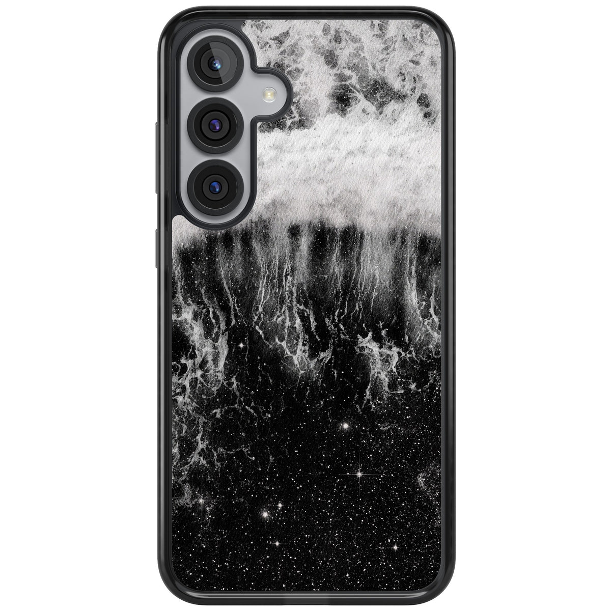 Deep Wave Samsung S25 Plus / Samsung S26 / Samsung S26 Plus Impact Black Phone Case front