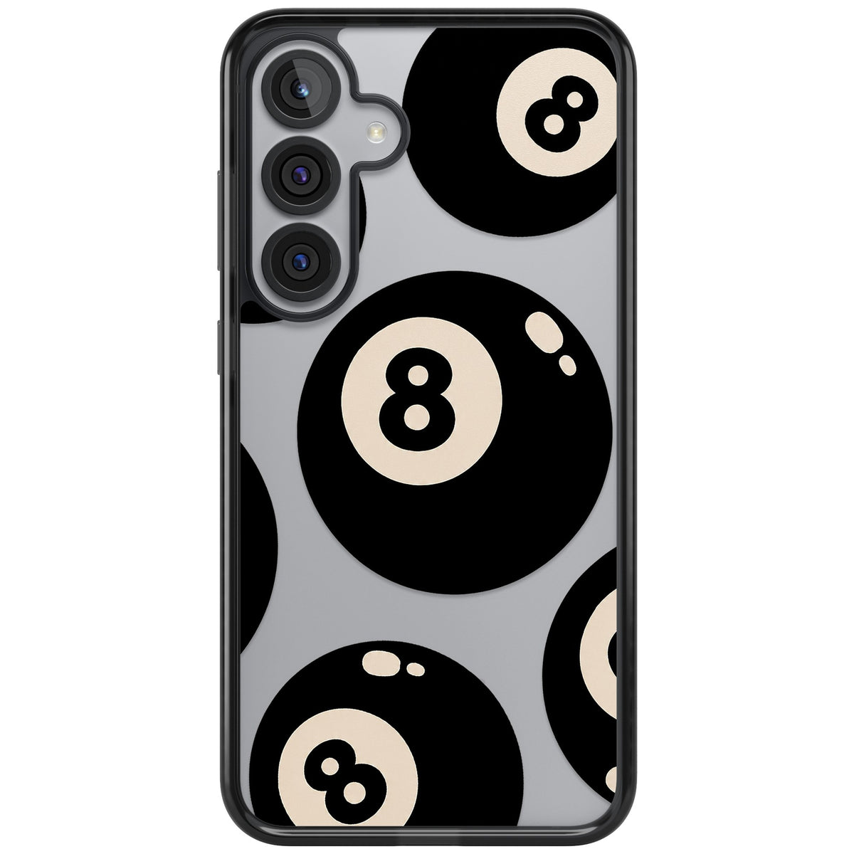 Eights Samsung S25 Plus / Samsung S26 / Samsung S26 Plus Impact Black Phone Case front