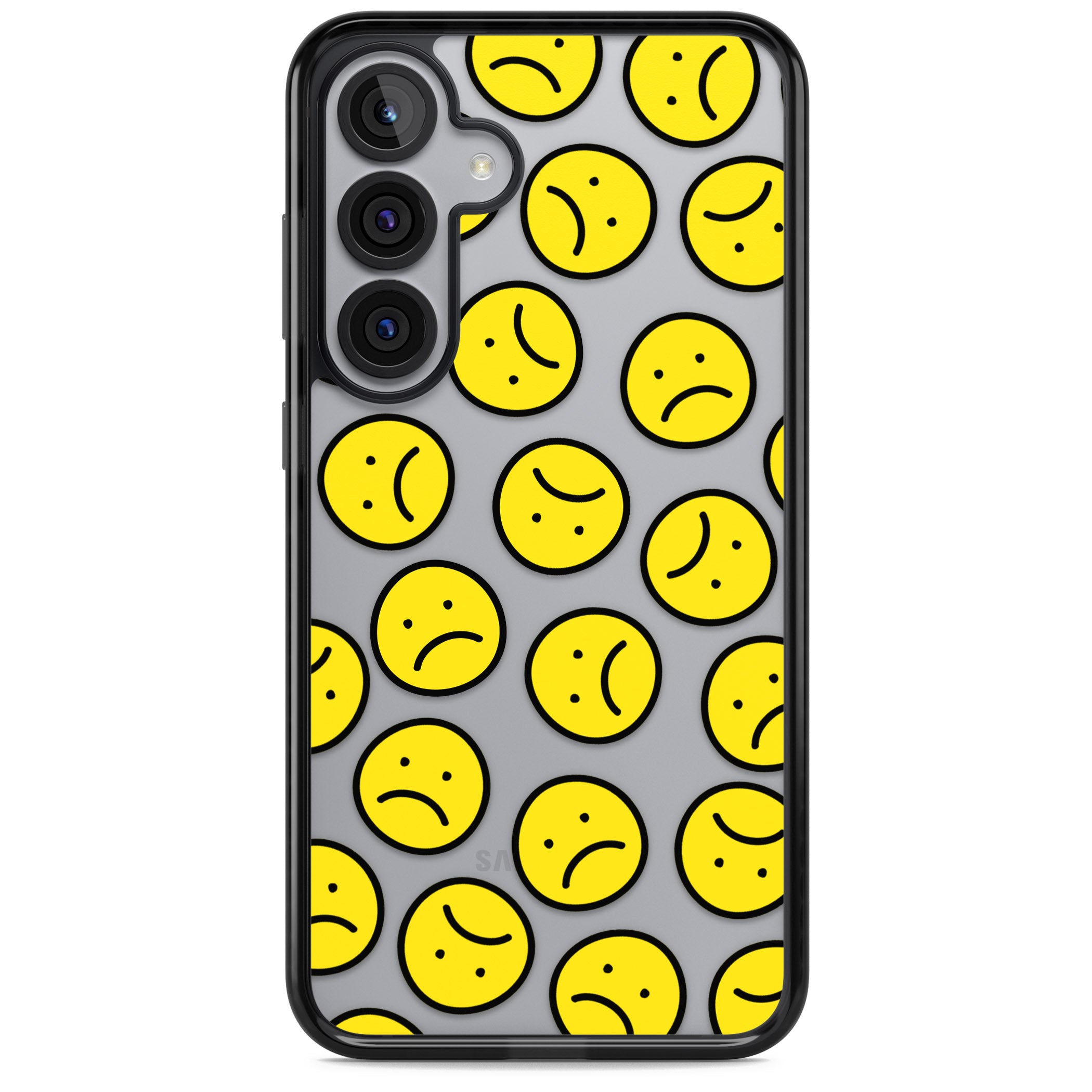 Sad Face Clear Pattern