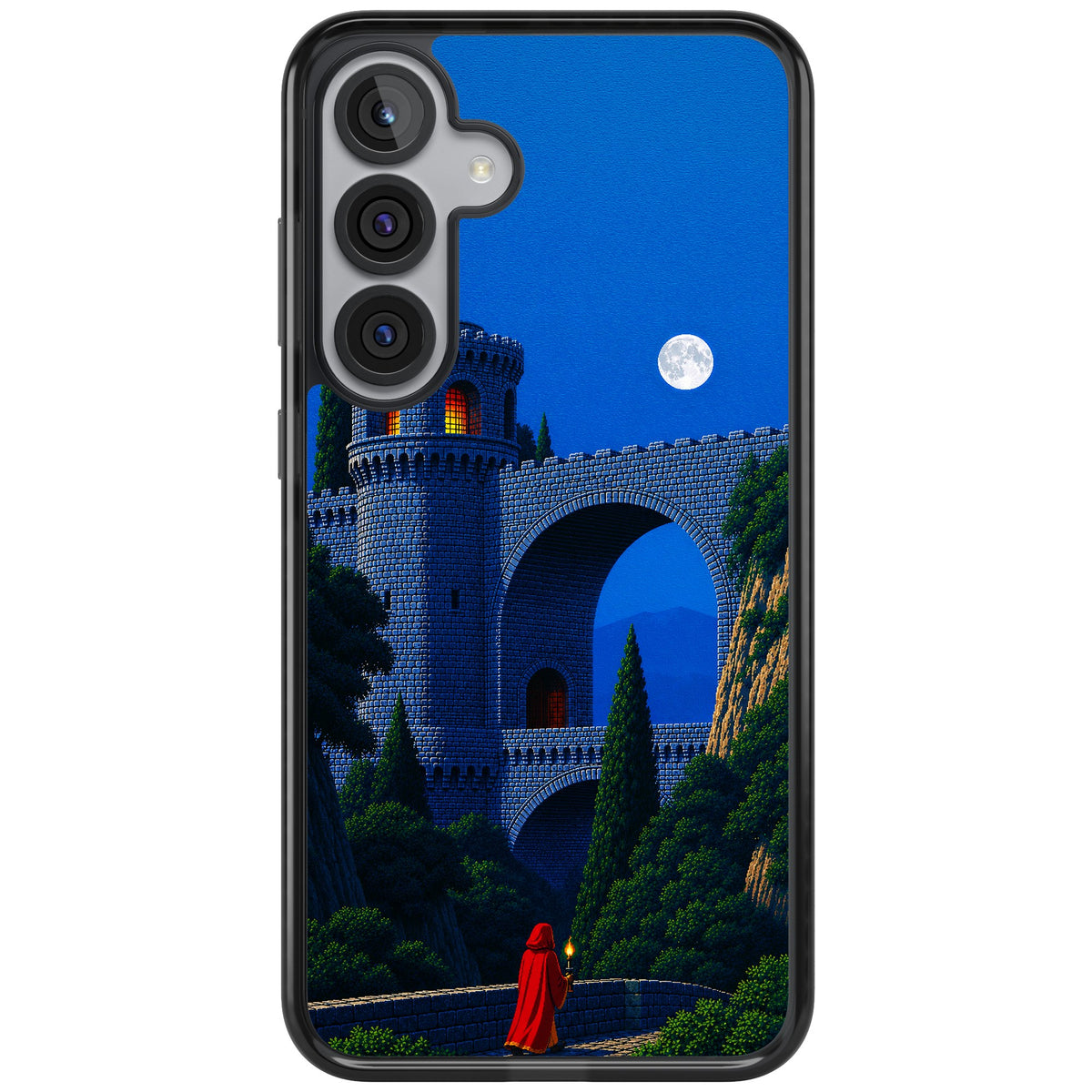 Castle Walls Samsung S25 Plus / Samsung S26 / Samsung S26 Plus Impact Black Phone Case front