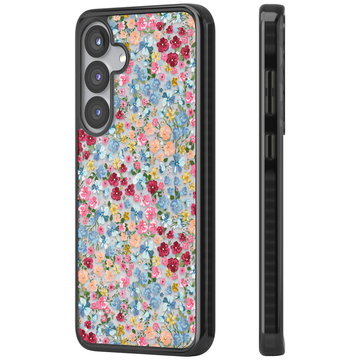 Venetian Meadow Samsung S25 / Samsung S25 Plus / Samsung S26 / Samsung S26 Plus Impact Black Phone Case side