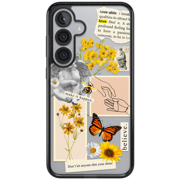 Yellow Wildflower Collage