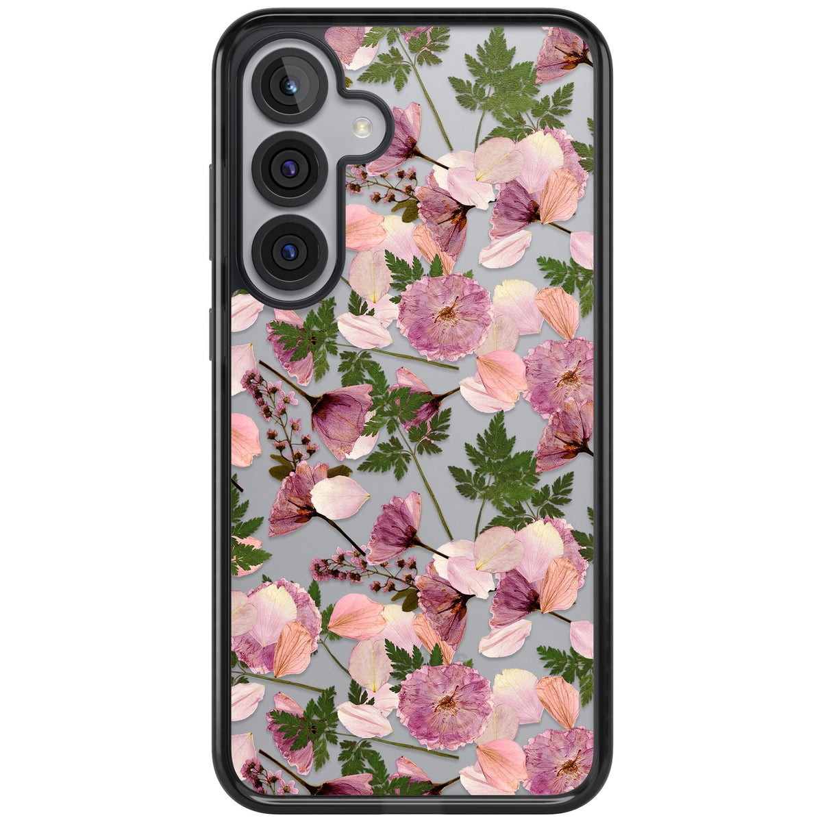 Blossom Archive Samsung S25 Plus / Samsung S26 / Samsung S26 Plus Impact Black Phone Case front