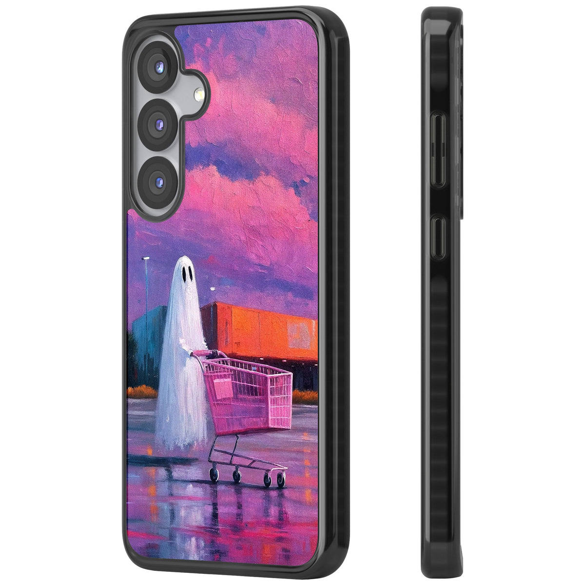 A Ghost's Errand Samsung S25 / Samsung S25 Plus / Samsung S26 / Samsung S26 Plus Impact Black Phone Case side
