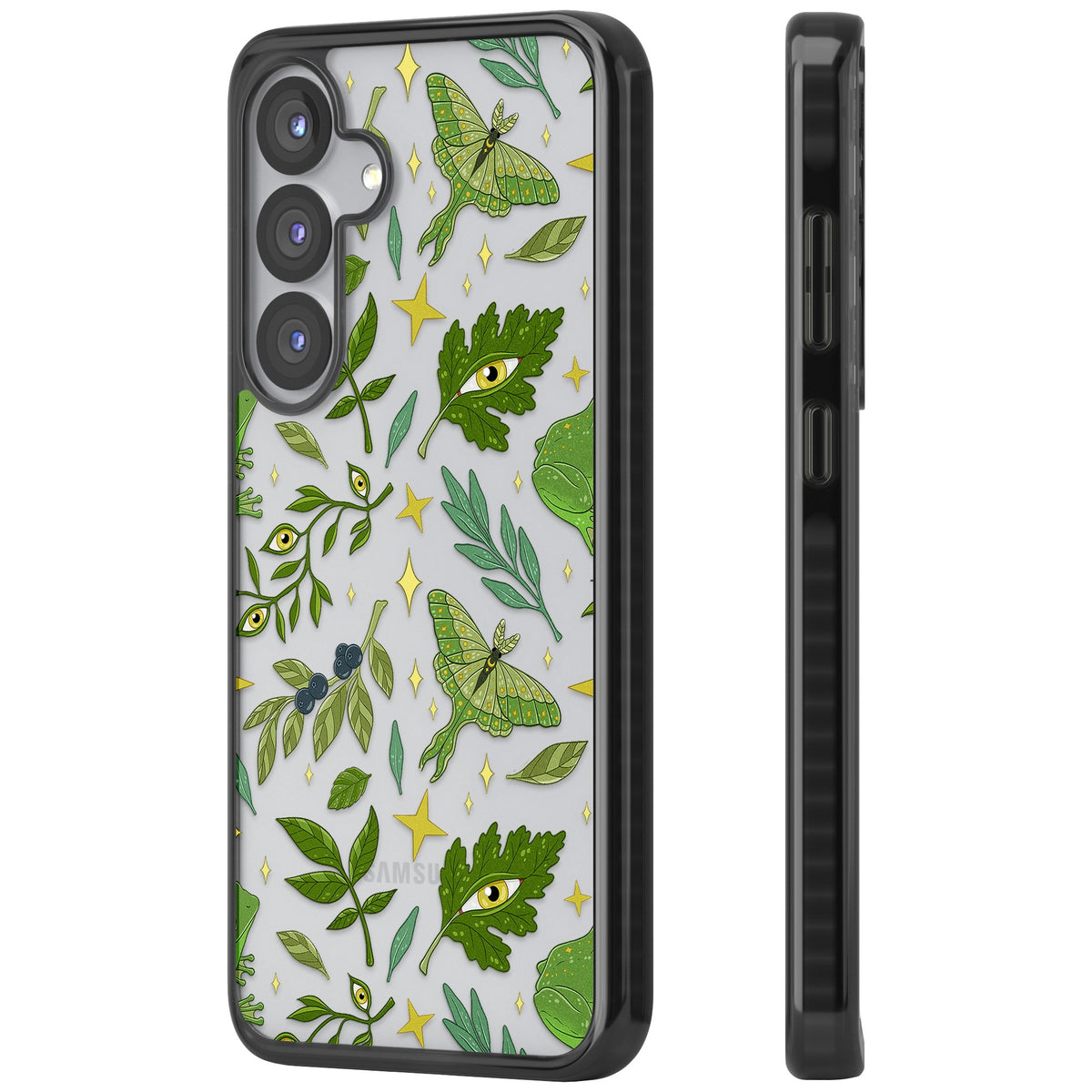 Forest Senses Samsung S25 / Samsung S25 Plus / Samsung S26 / Samsung S26 Plus Impact Black Phone Case side