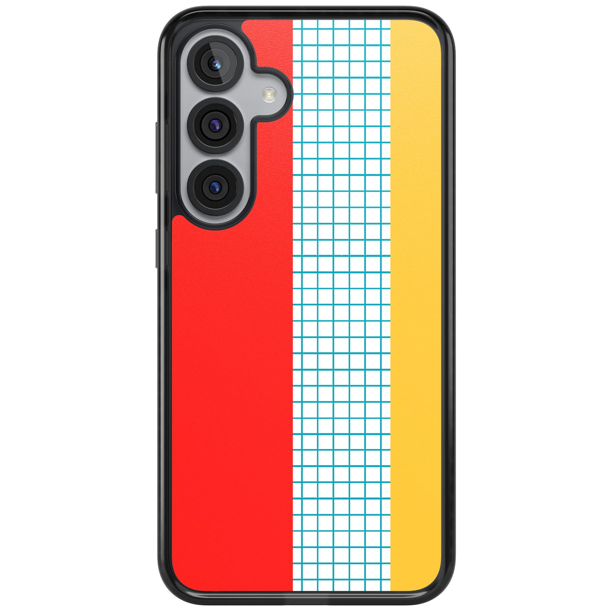 Bauhaus Block Samsung S25 Plus / Samsung S26 / Samsung S26 Plus Impact Black Phone Case front