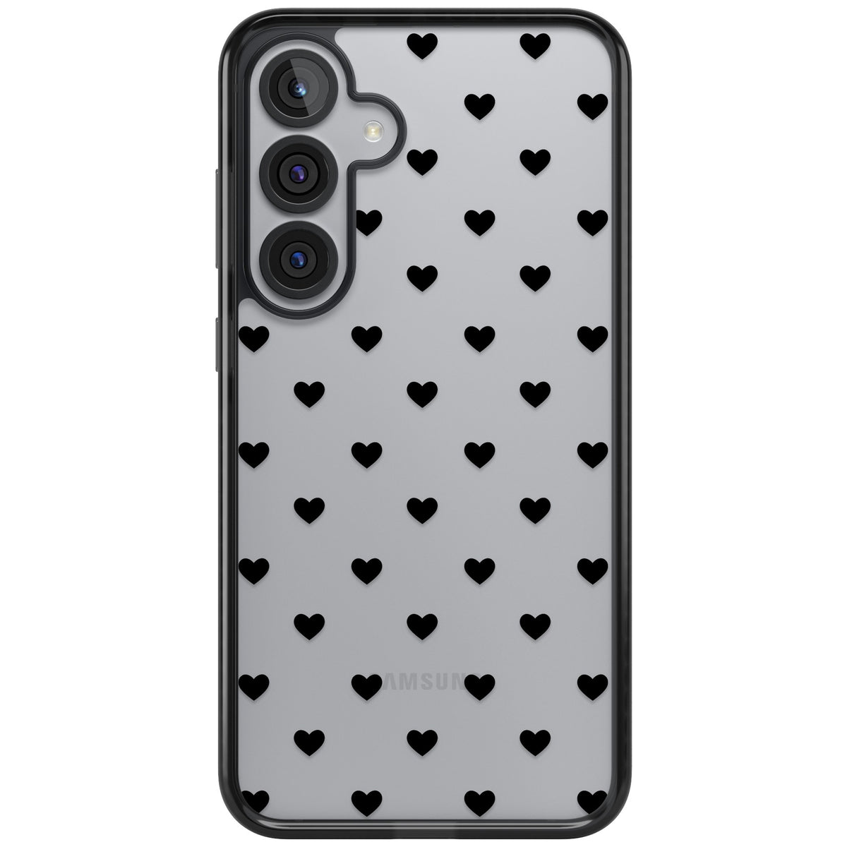 Petit Amour Samsung S25 Plus / Samsung S26 / Samsung S26 Plus Impact Black Phone Case front