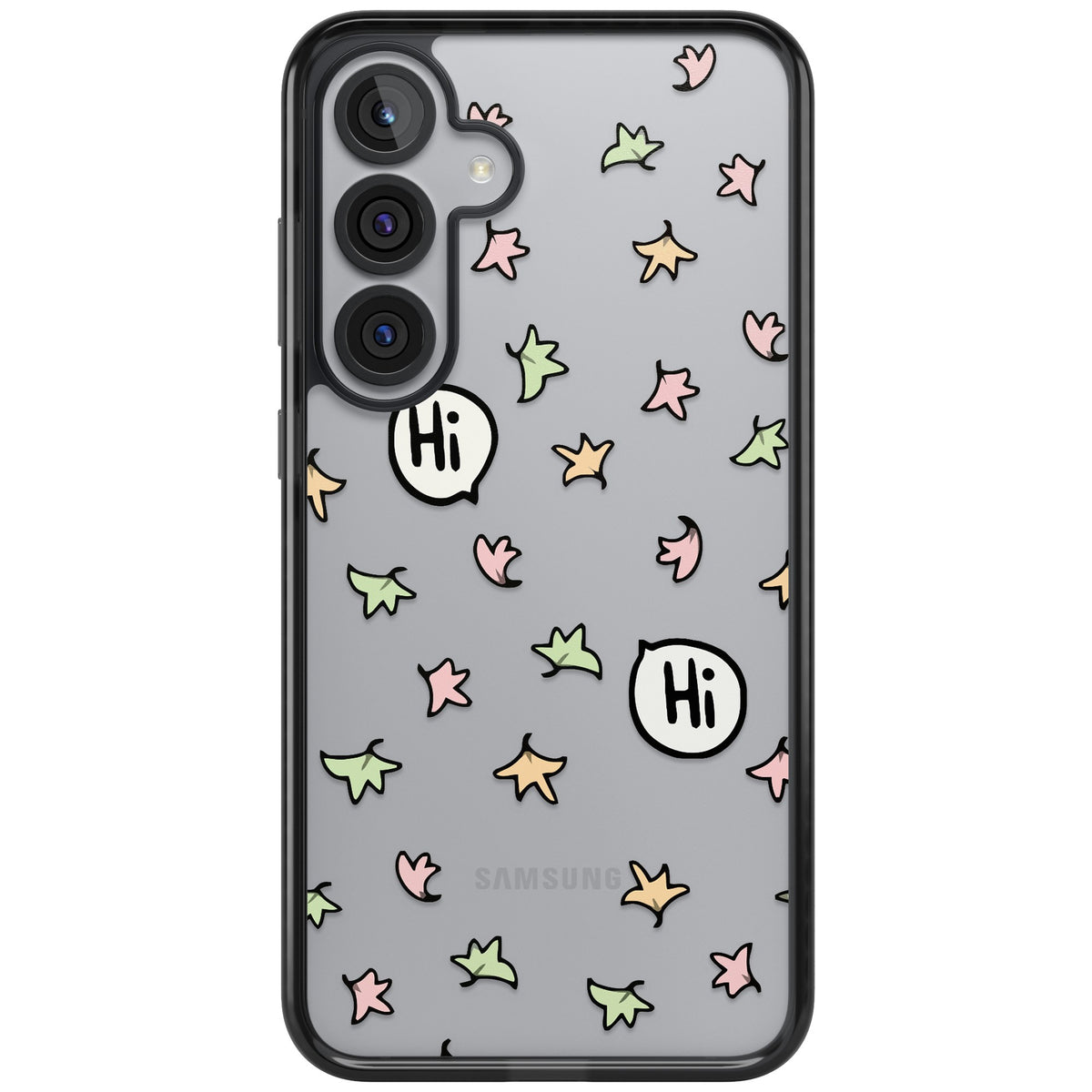 Heartstopper Leaves Samsung S25 Plus / Samsung S26 / Samsung S26 Plus Impact Black Phone Case front