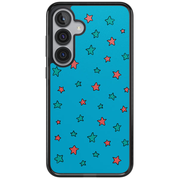 Blue Heartstopper Stars Pattern