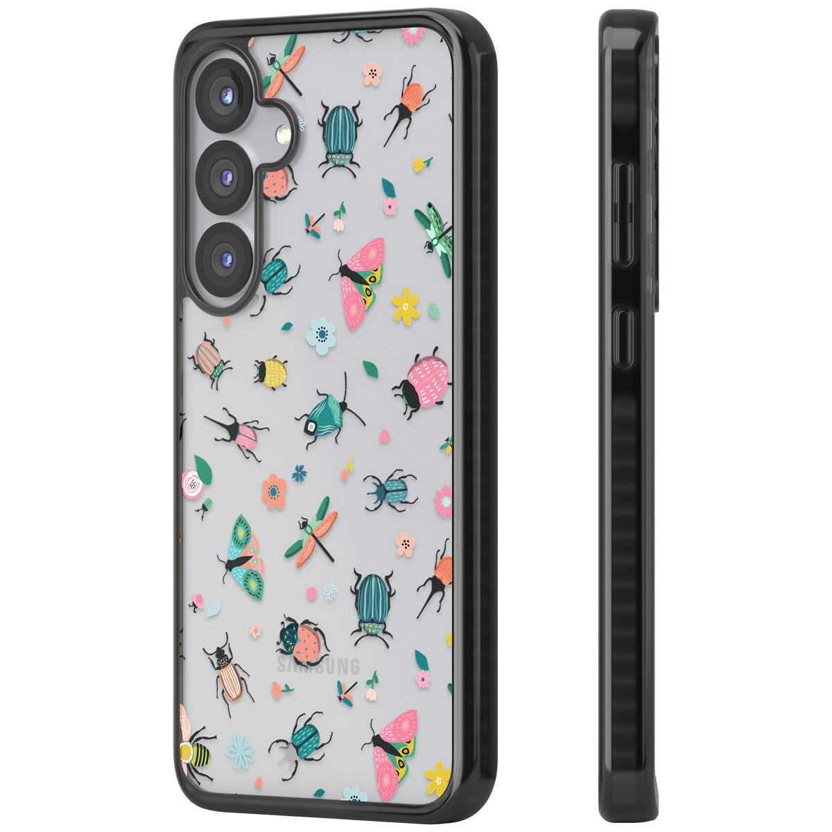 Bug Life Samsung S25 / Samsung S25 Plus / Samsung S26 / Samsung S26 Plus Impact Black Phone Case side