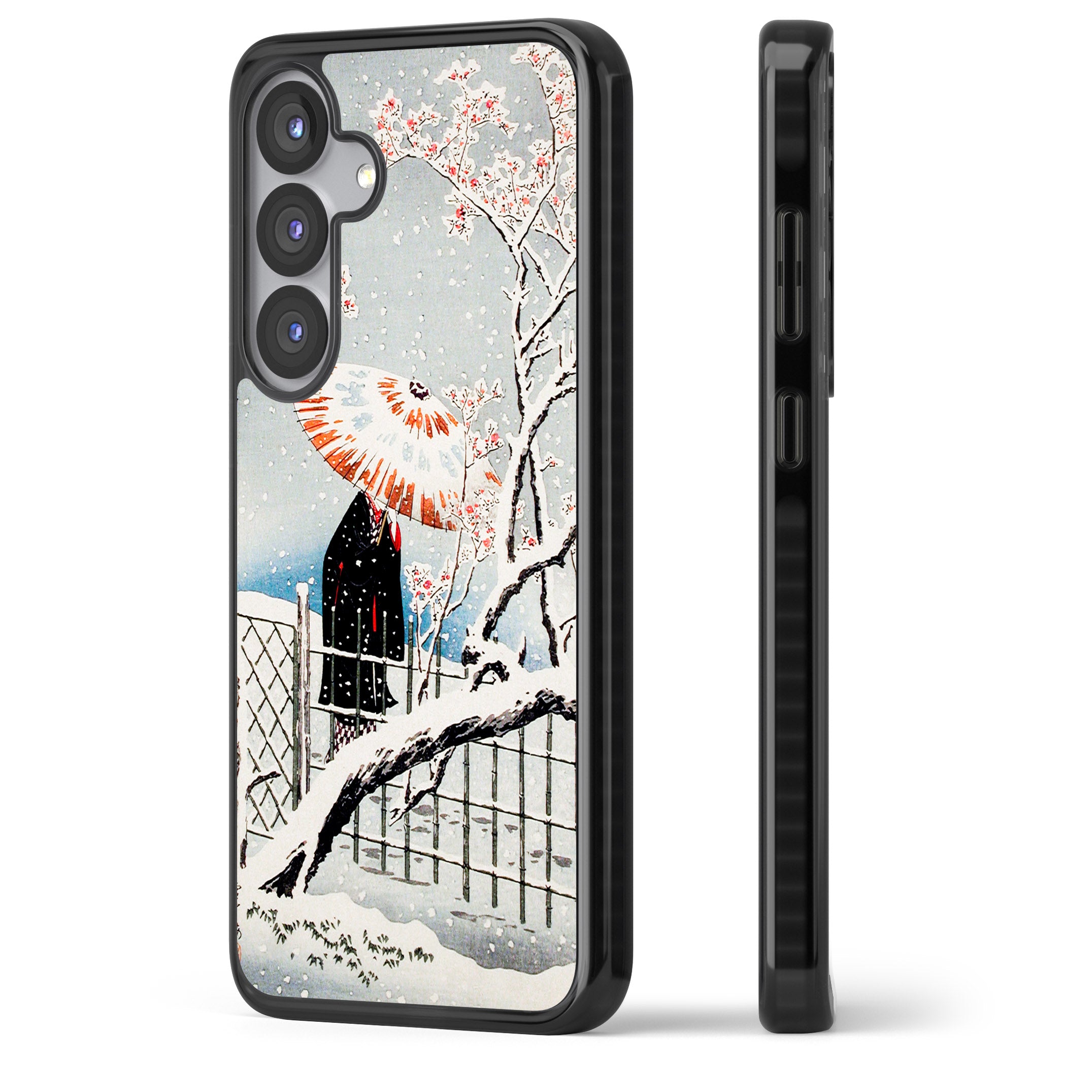 Plum Tree In Snow By Hiroaki Takahashi