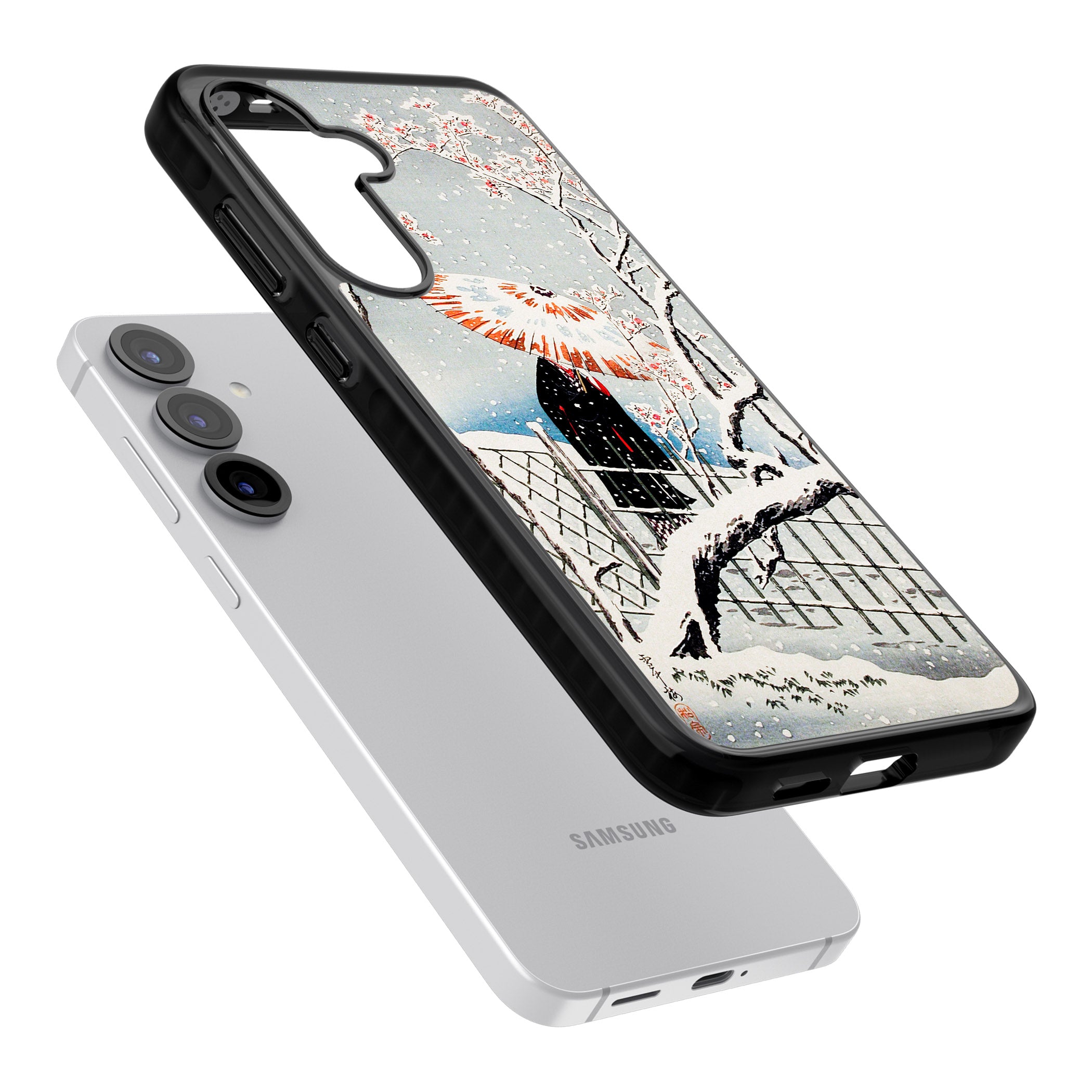 Plum Tree In Snow By Hiroaki Takahashi