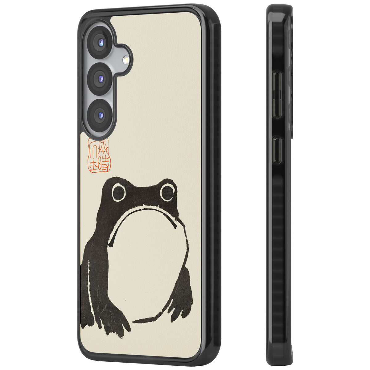 Matsumoto Hoji Samsung S25 / Samsung S25 Plus / Samsung S26 / Samsung S26 Plus Impact Black Phone Case side
