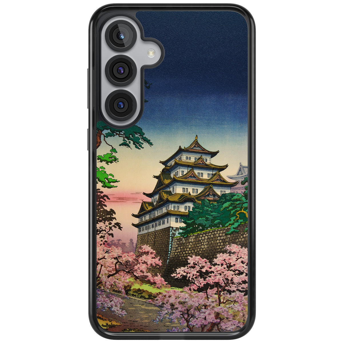 Nagoya Castle Samsung S25 Plus / Samsung S26 / Samsung S26 Plus Impact Black Phone Case front