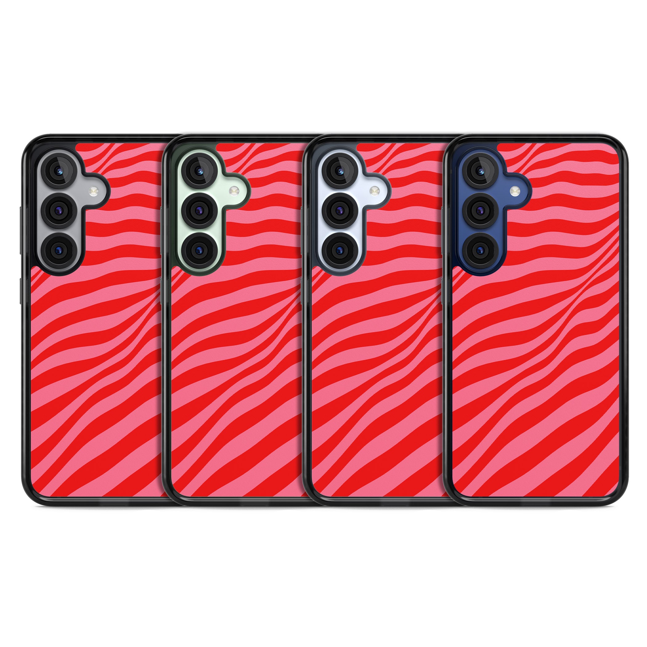 Pink & Red Distorted Line