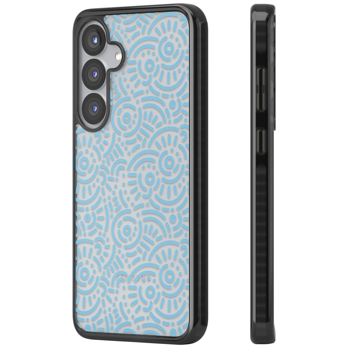 Memphis Sky Samsung S25 / Samsung S25 Plus / Samsung S26 / Samsung S26 Plus Impact Black Phone Case side