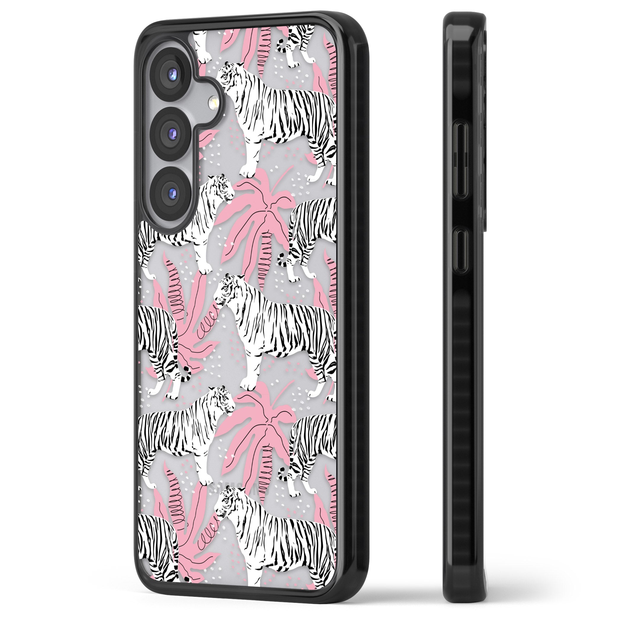 Pink & White Tropical Tigers