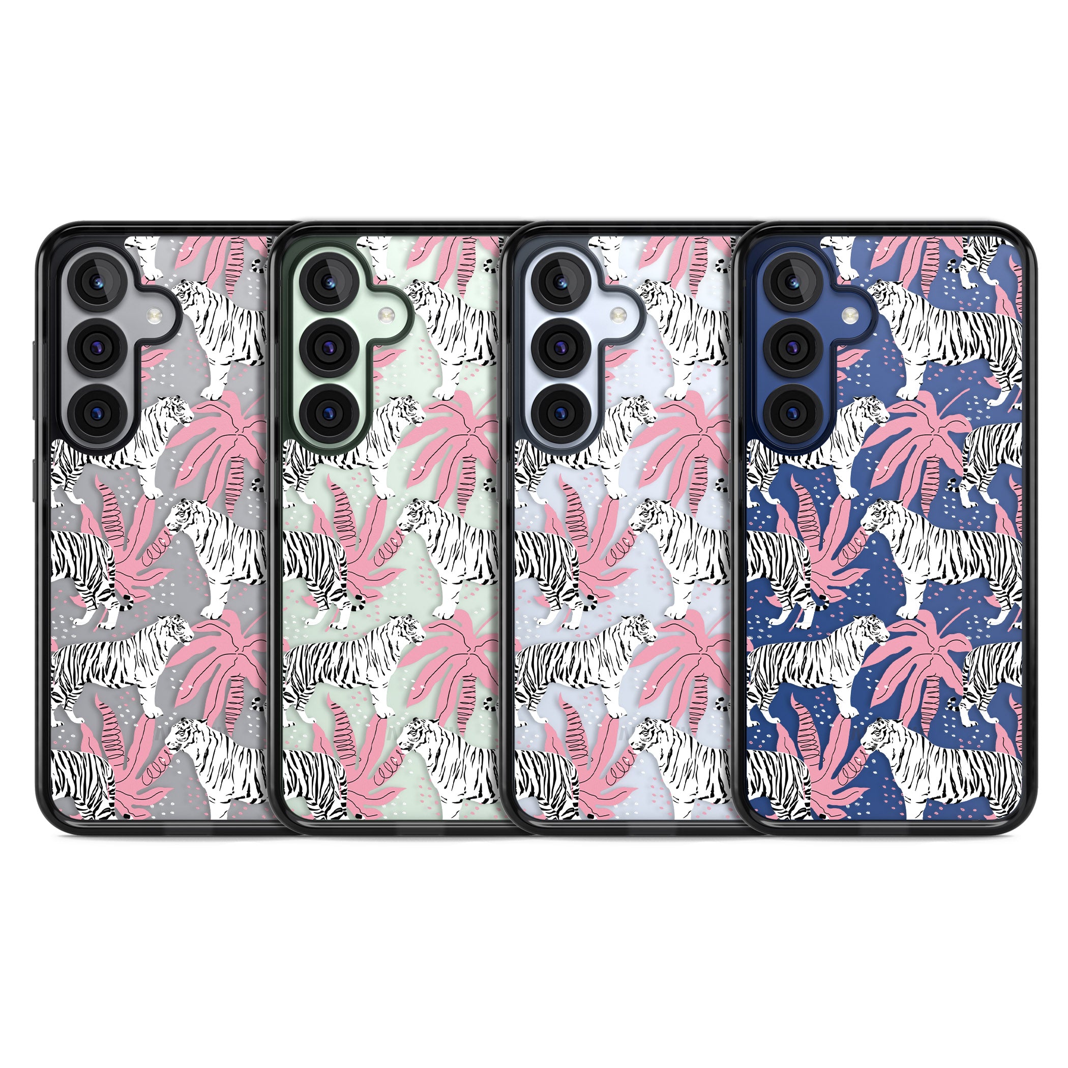 Pink & White Tropical Tigers