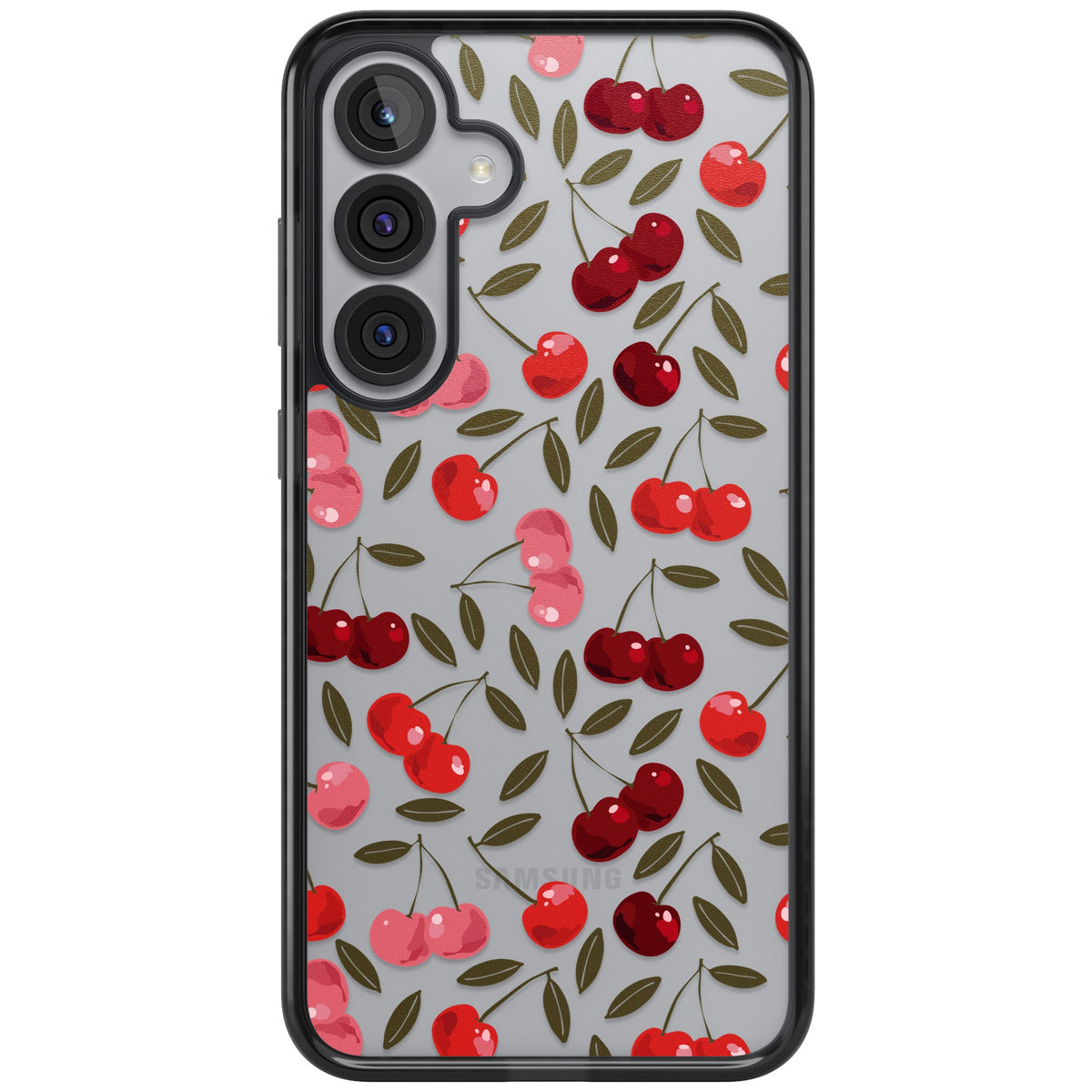 Cherry On Top Samsung S25 Plus / Samsung S26 / Samsung S26 Plus Impact Black Phone Case front