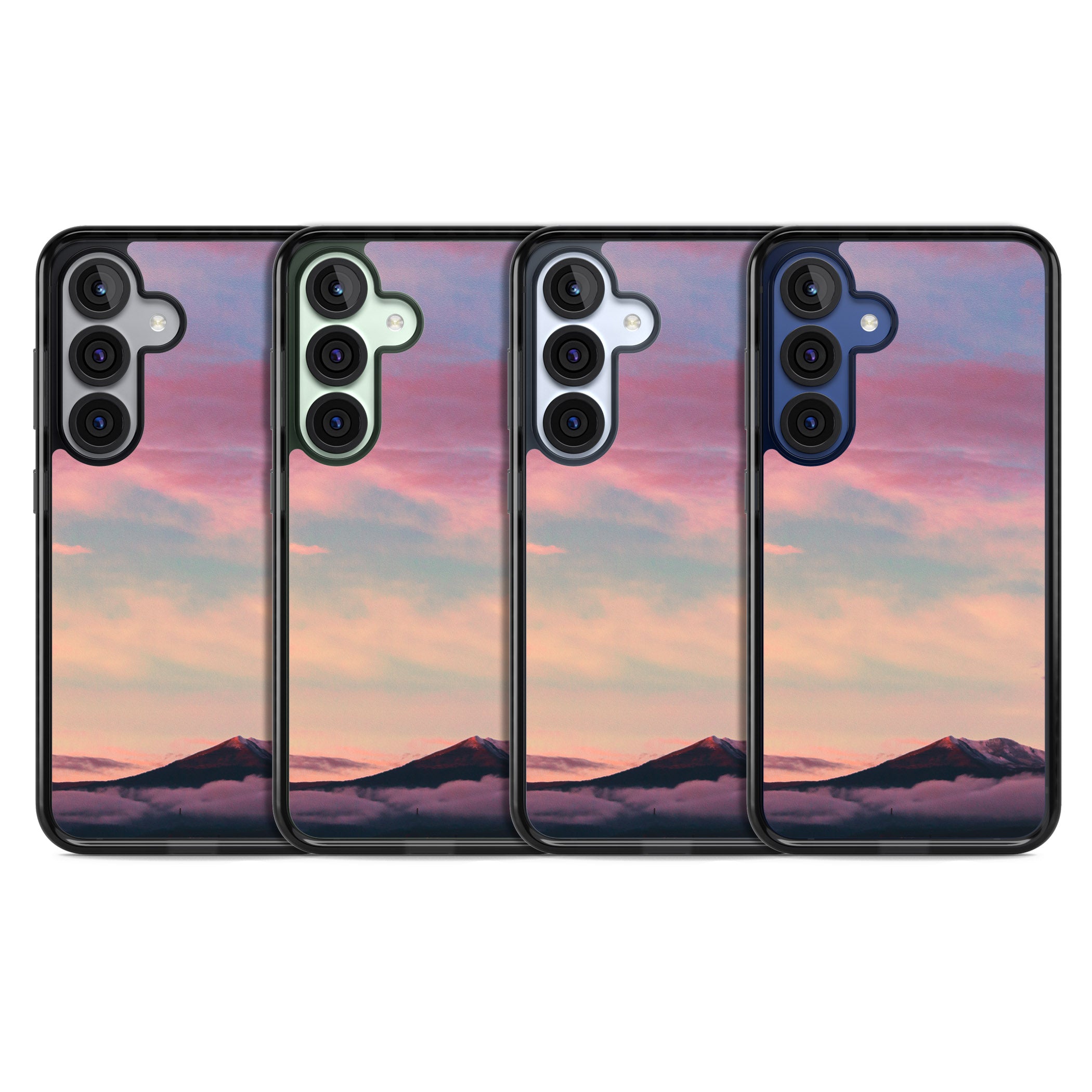 Pastel Mountain Sunset