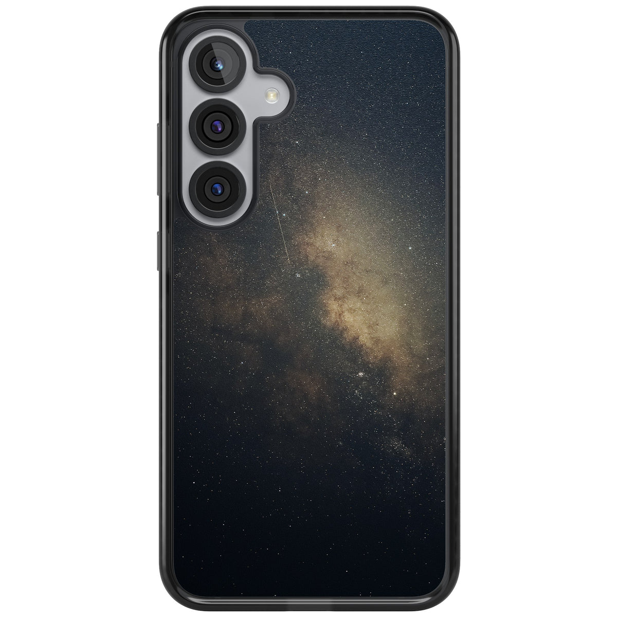Cosmic Night Sky Samsung S25 Plus / Samsung S26 / Samsung S26 Plus Impact Black Phone Case front
