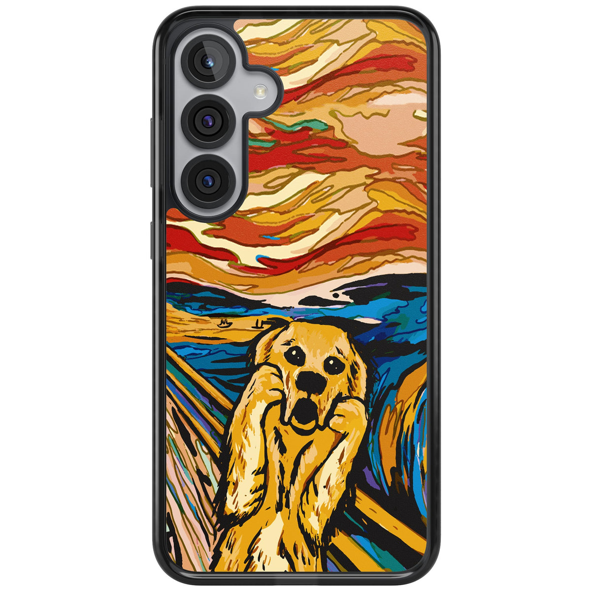 The Bark Samsung S25 Plus / Samsung S26 / Samsung S26 Plus Impact Black Phone Case front