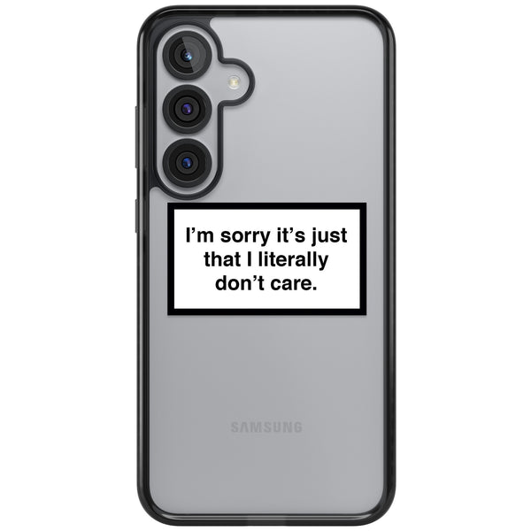 Literally Don't Care