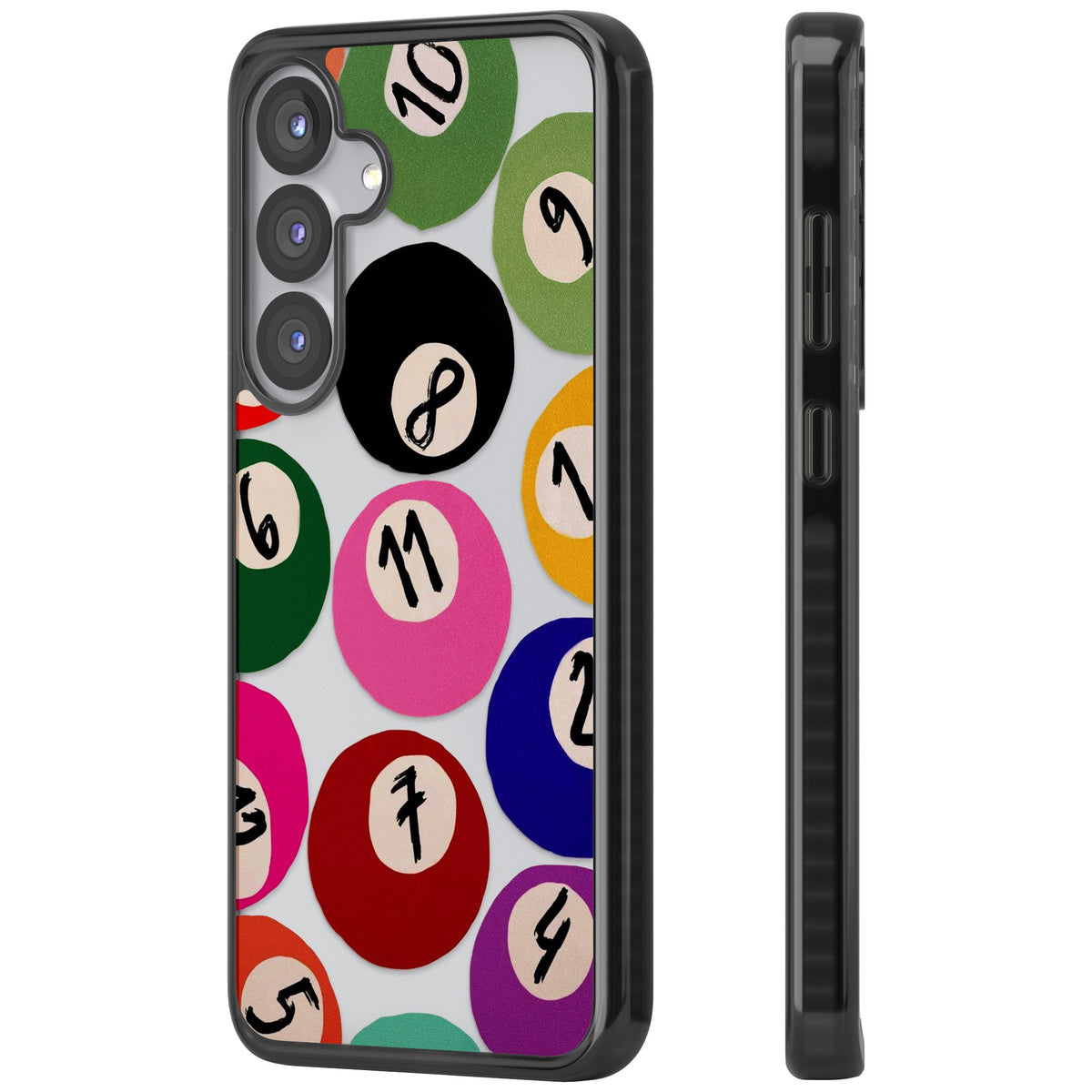Lucky Break Samsung S25 / Samsung S25 Plus / Samsung S26 / Samsung S26 Plus Impact Black Phone Case side