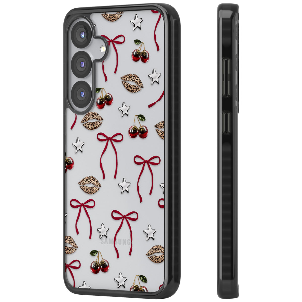 Starlet Samsung S25 / Samsung S25 Plus / Samsung S26 / Samsung S26 Plus Impact Black Phone Case side