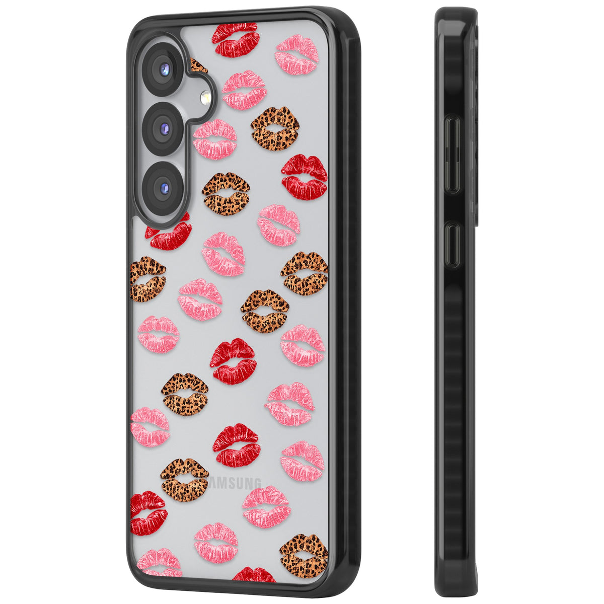 Wild Kisses Samsung S25 / Samsung S25 Plus / Samsung S26 / Samsung S26 Plus Impact Black Phone Case side