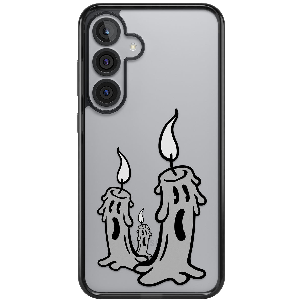 Candle Lit Samsung S25 Plus / Samsung S26 / Samsung S26 Plus Impact Black Phone Case front