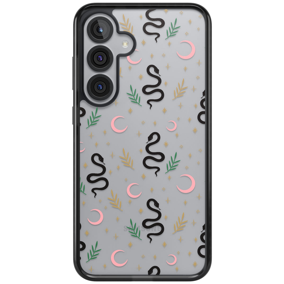 Snakes & Moons Samsung S25 Plus / Samsung S26 / Samsung S26 Plus Impact Black Phone Case front