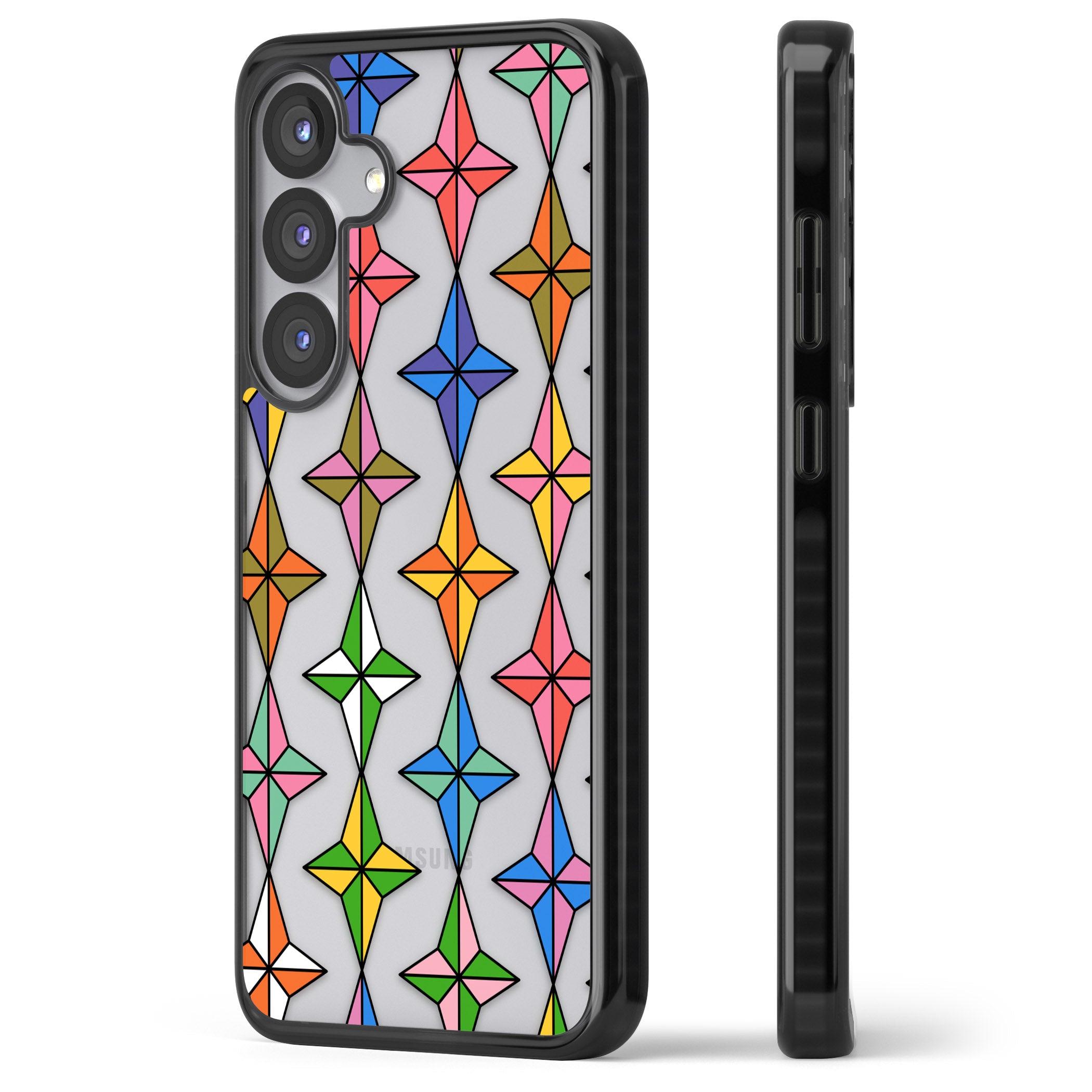 Multi Colour Stars Pattern