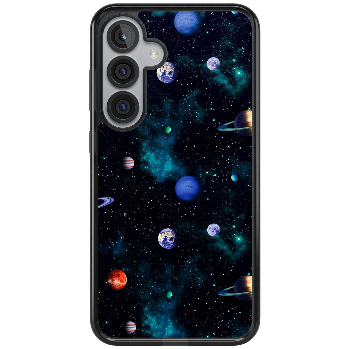 Deep Space Samsung S25 Plus / Samsung S26 / Samsung S26 Plus Impact Black Phone Case front