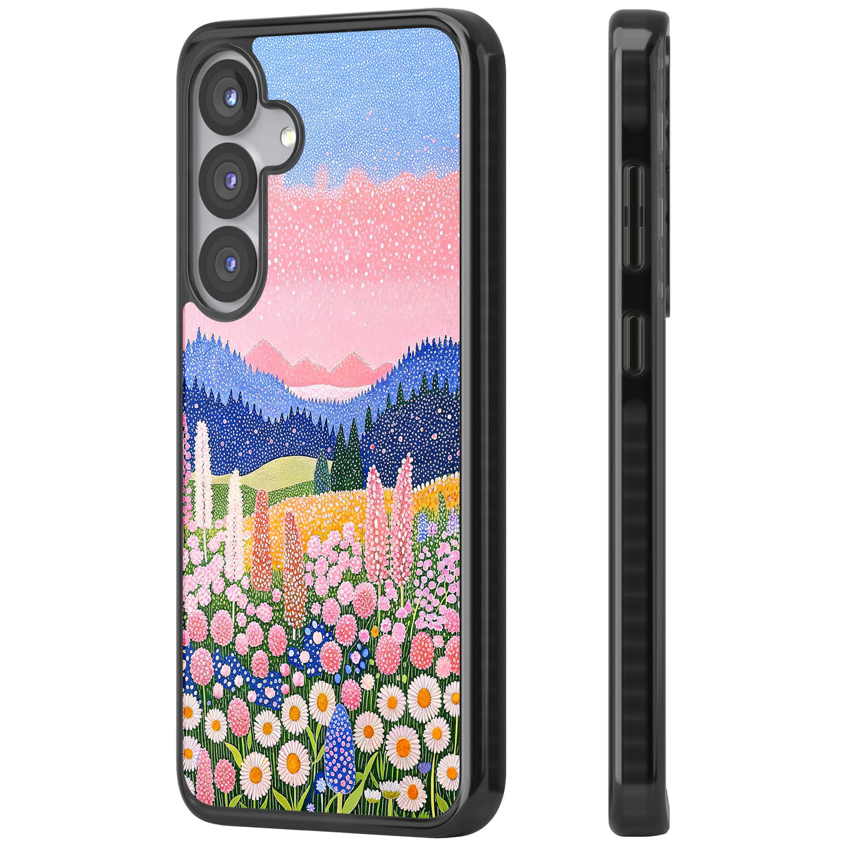 Valley Horizon Samsung S25 / Samsung S25 Plus / Samsung S26 / Samsung S26 Plus Impact Black Phone Case side