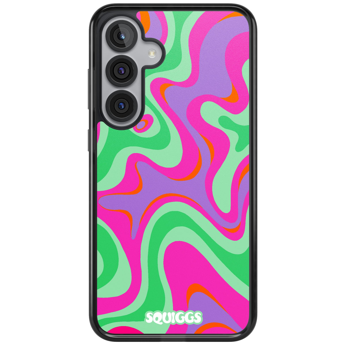 Plasma Lava Samsung S25 Plus / Samsung S26 / Samsung S26 Plus Impact Black Phone Case front