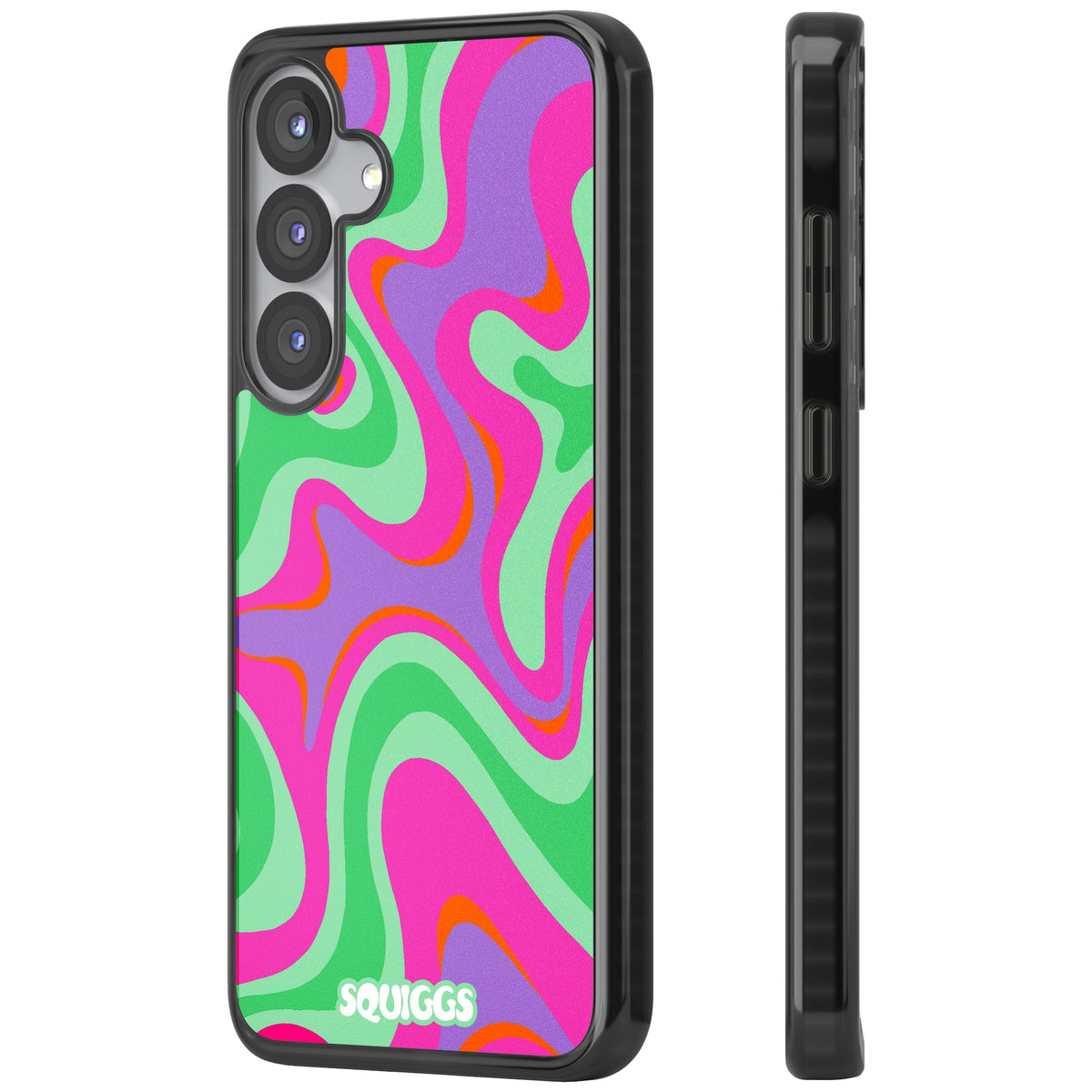 Plasma Lava Samsung S25 / Samsung S25 Plus / Samsung S26 / Samsung S26 Plus Impact Black Phone Case side