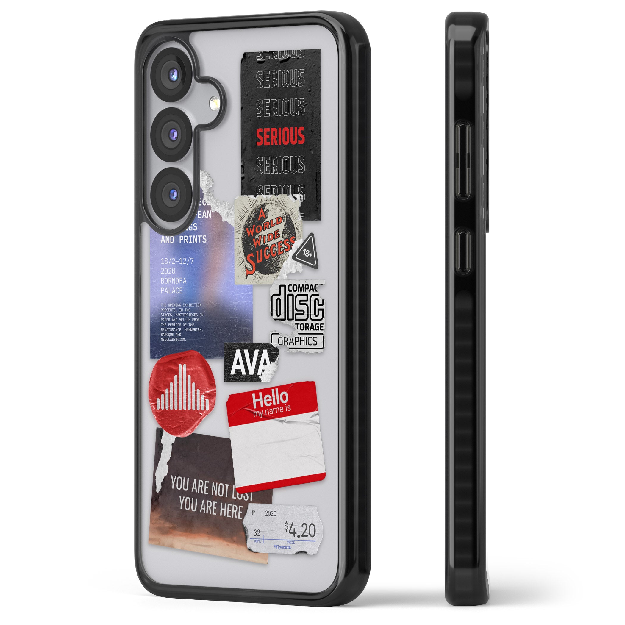 Red & Black Sticker Mix