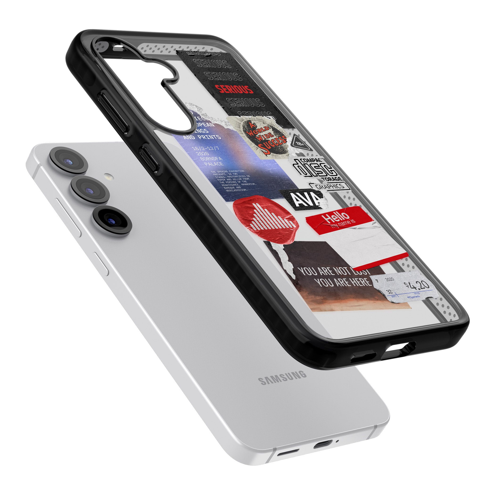 Red & Black Sticker Mix