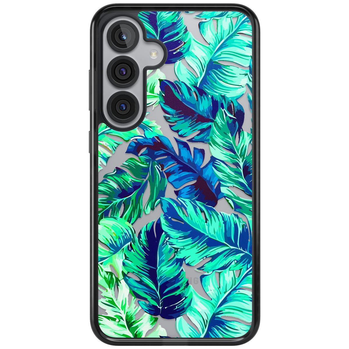 Aqua Tropic Samsung S25 Plus / Samsung S26 / Samsung S26 Plus Impact Black Phone Case front