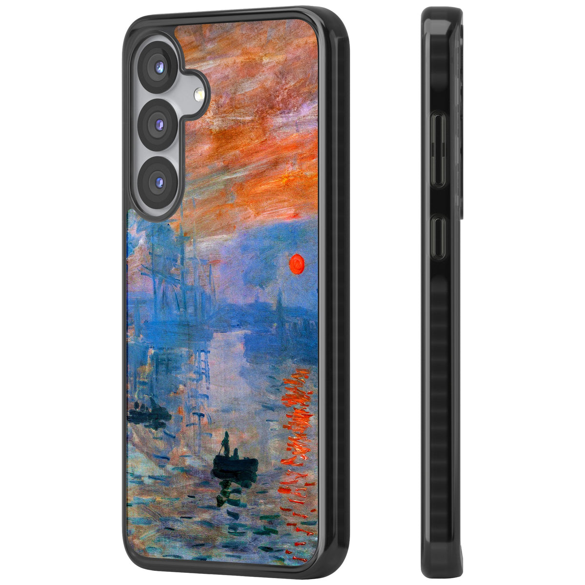 Impression, Sunrise Samsung S25 / Samsung S25 Plus / Samsung S26 / Samsung S26 Plus Impact Black Phone Case side
