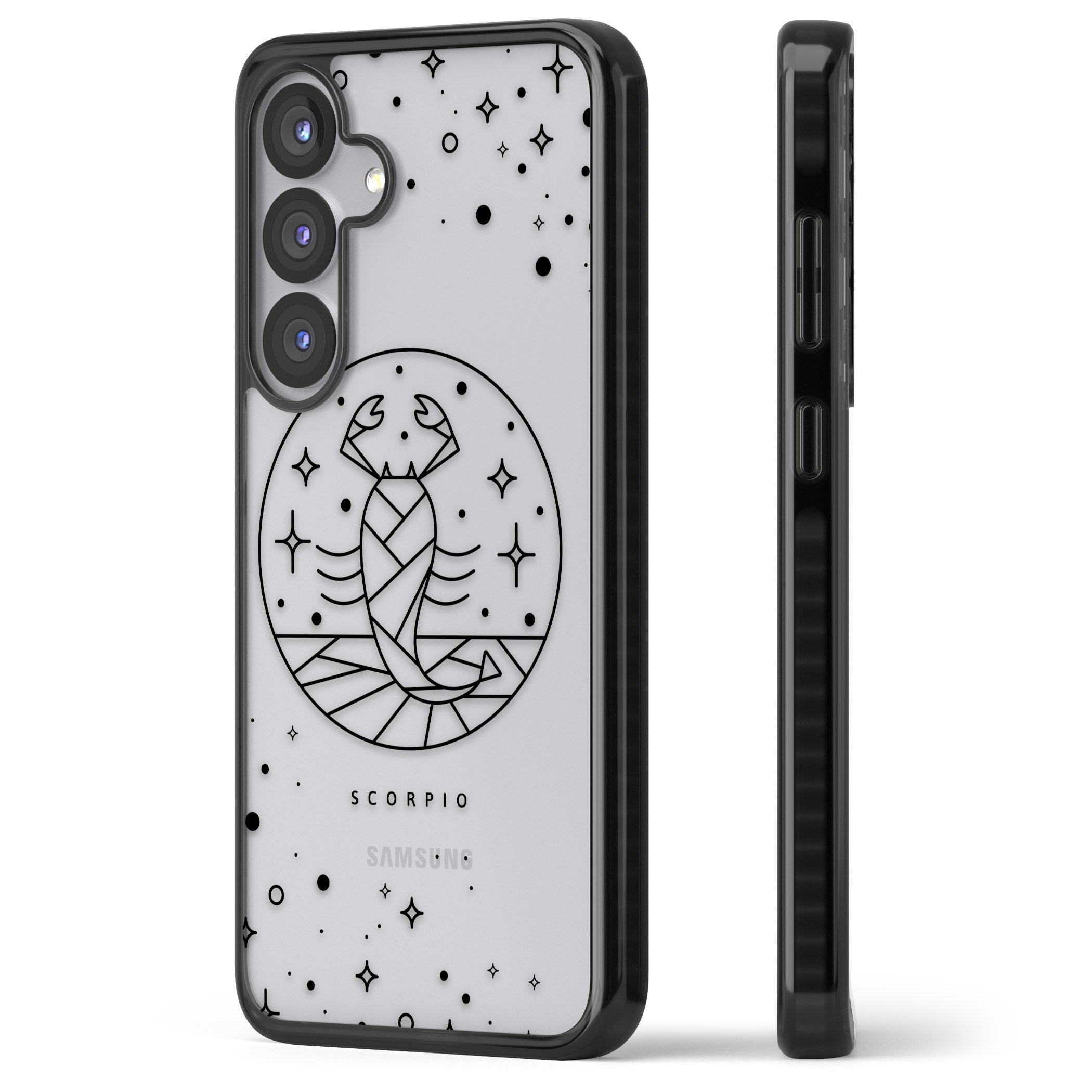 Scorpio Emblem Cosmic Design