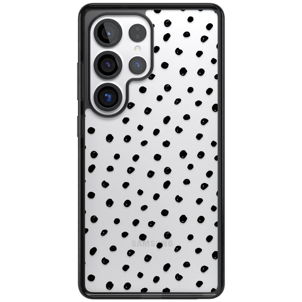 Messy Black Dot Pattern