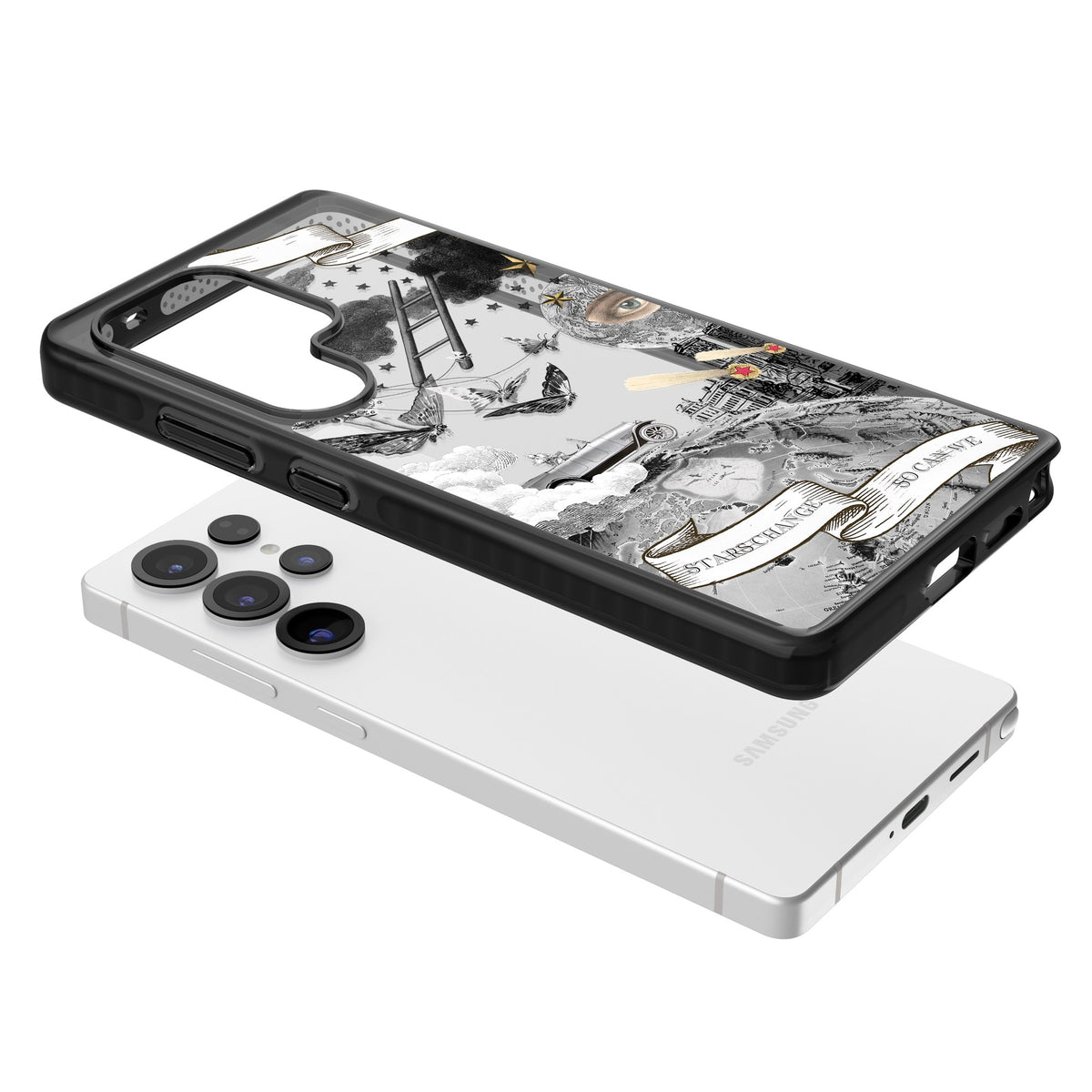 Stars Change So Can We Samsung S25 Ultra / Samsung S26 Ultra Impact Black Phone Case angled