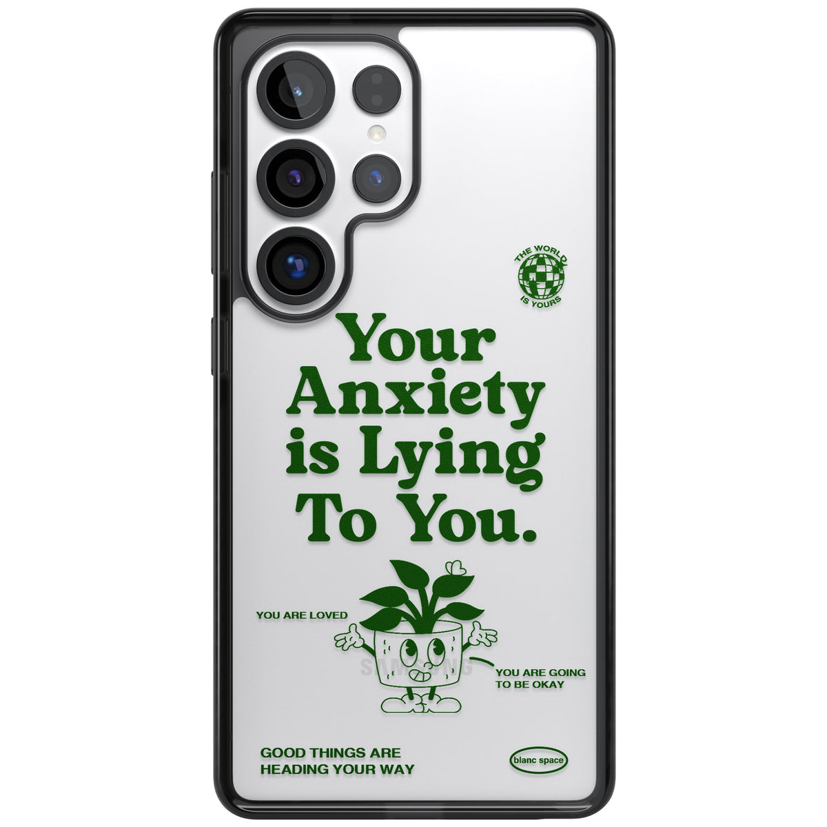 Your Anxiety Is Lying To You Samsung S25 Ultra / Samsung S26 Ultra Impact Black Phone Case front