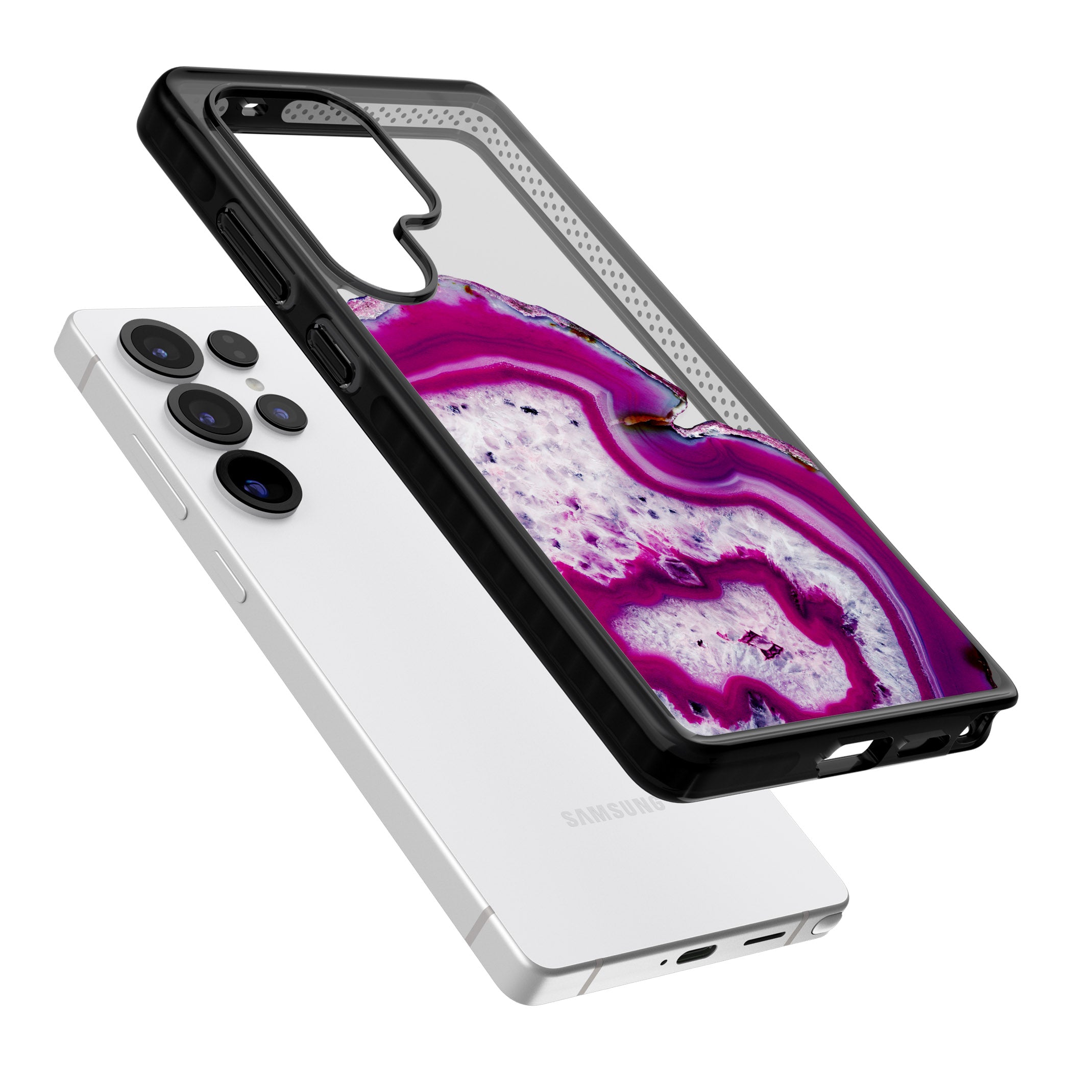 Violet Crystal Agate